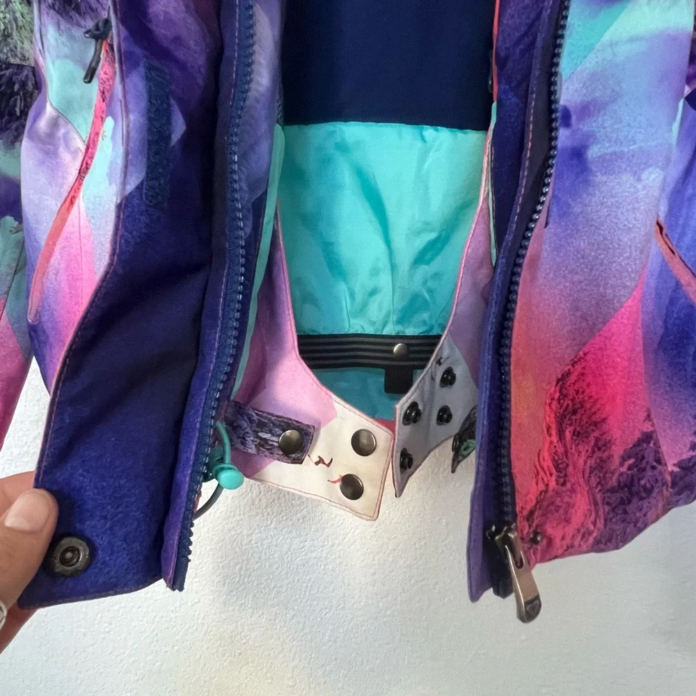 Roxy Multicolored Ski Jacket with DryFlight Technology - Picture 3 of 9